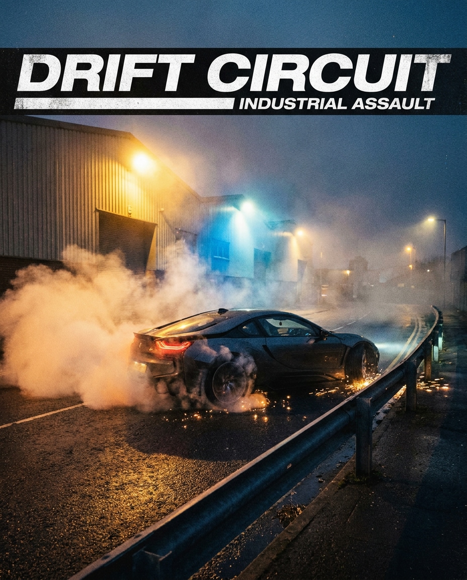 street drift smoke photo