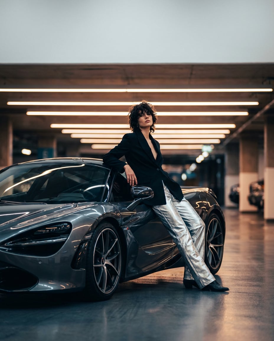model and photo