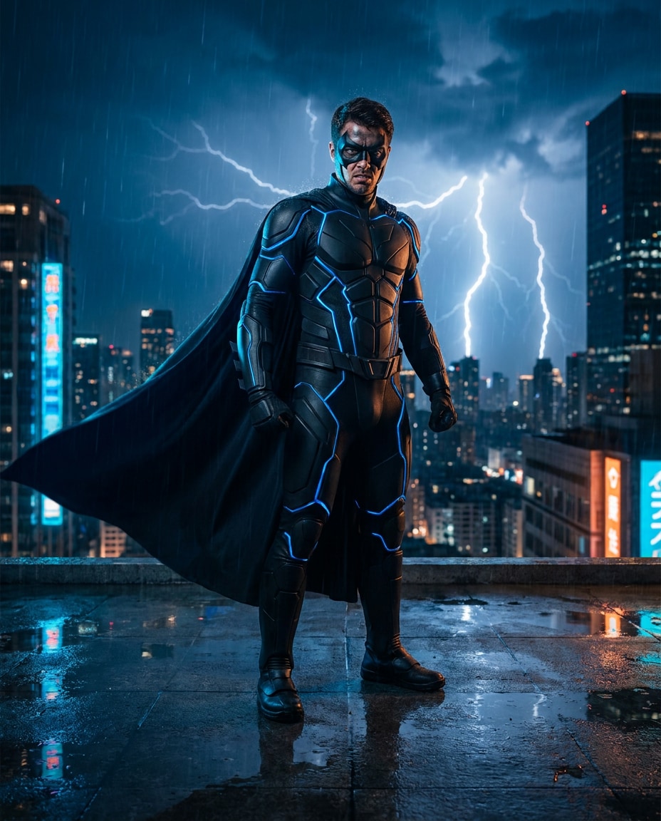rooftop lightning hero photo