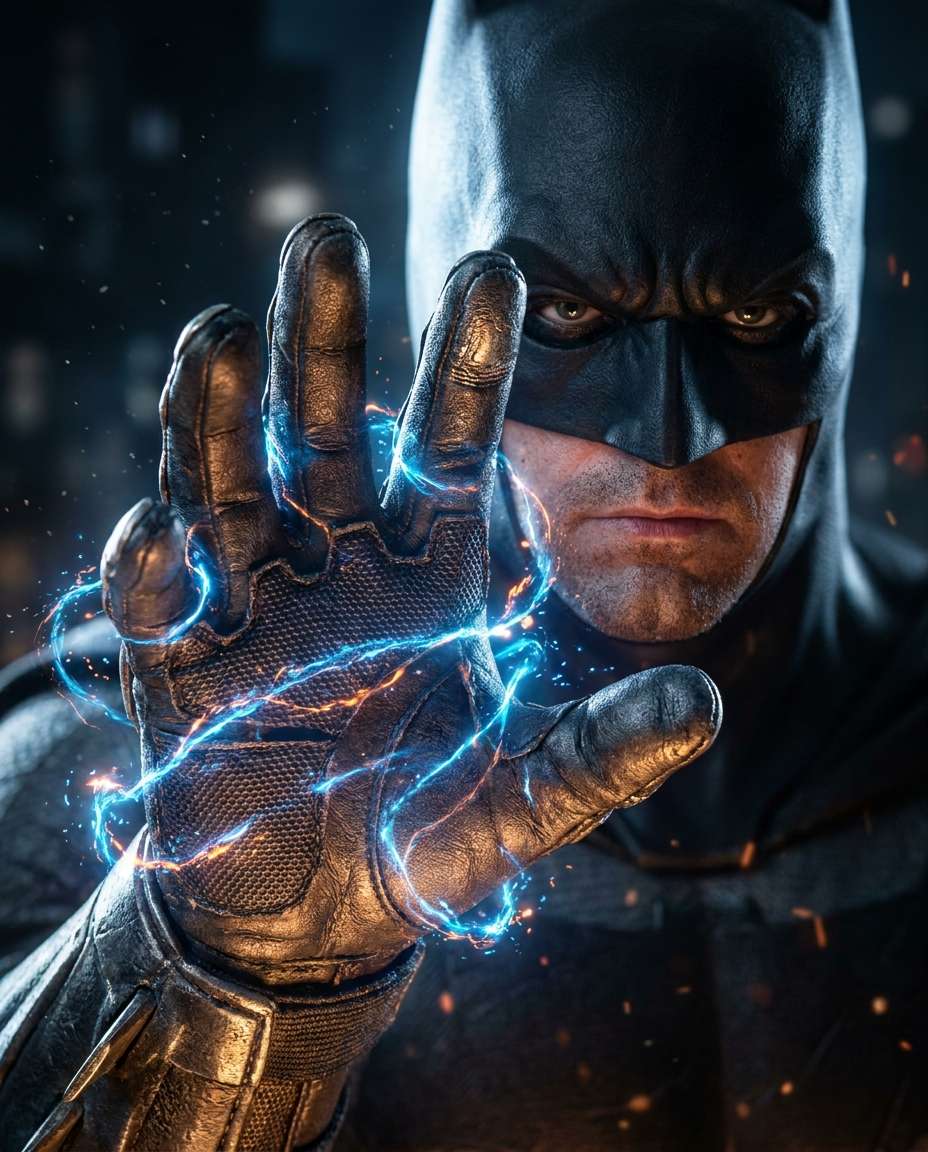 glowing hand energy photo