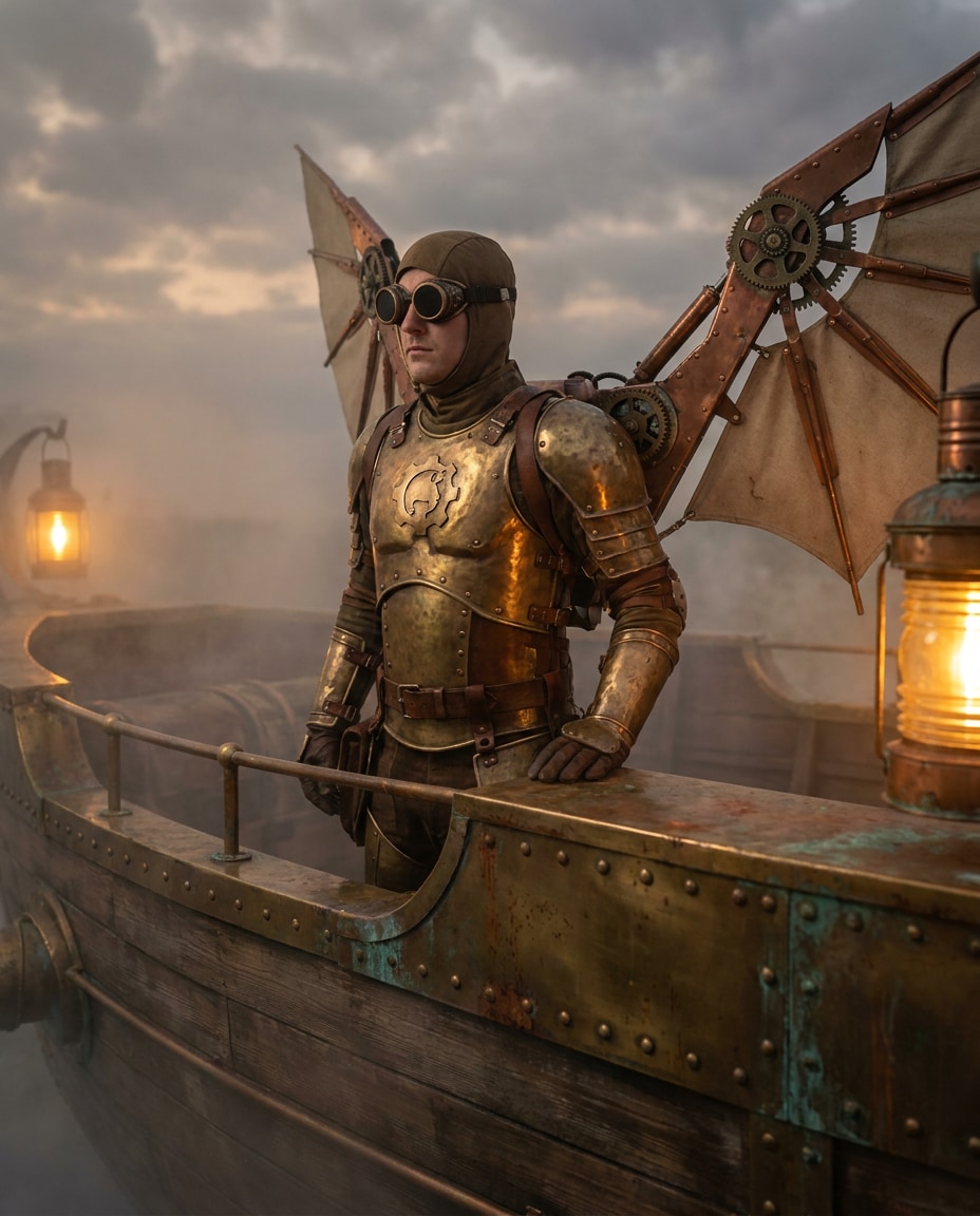 steampunk sky guardian photo