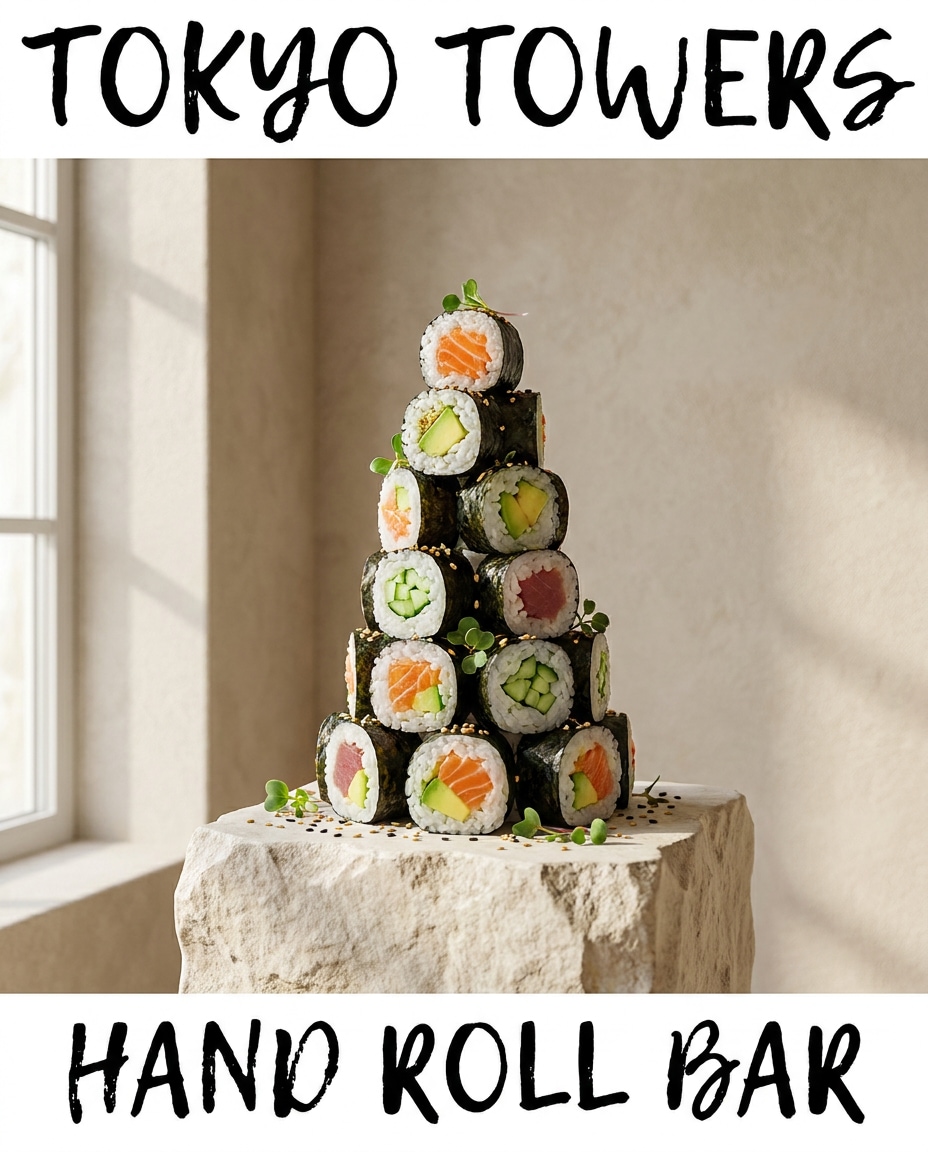 maki roll tower photo
