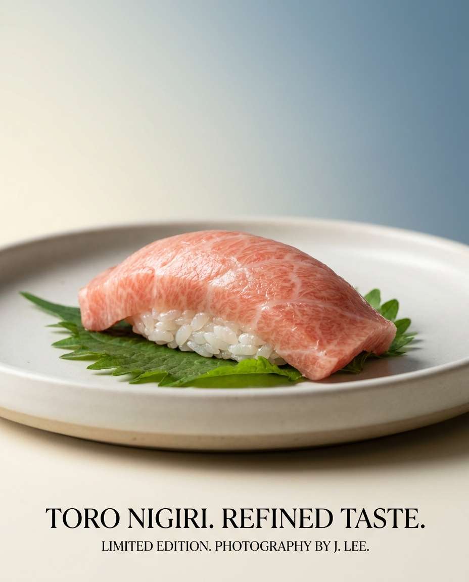 editorial nigiri macro photo