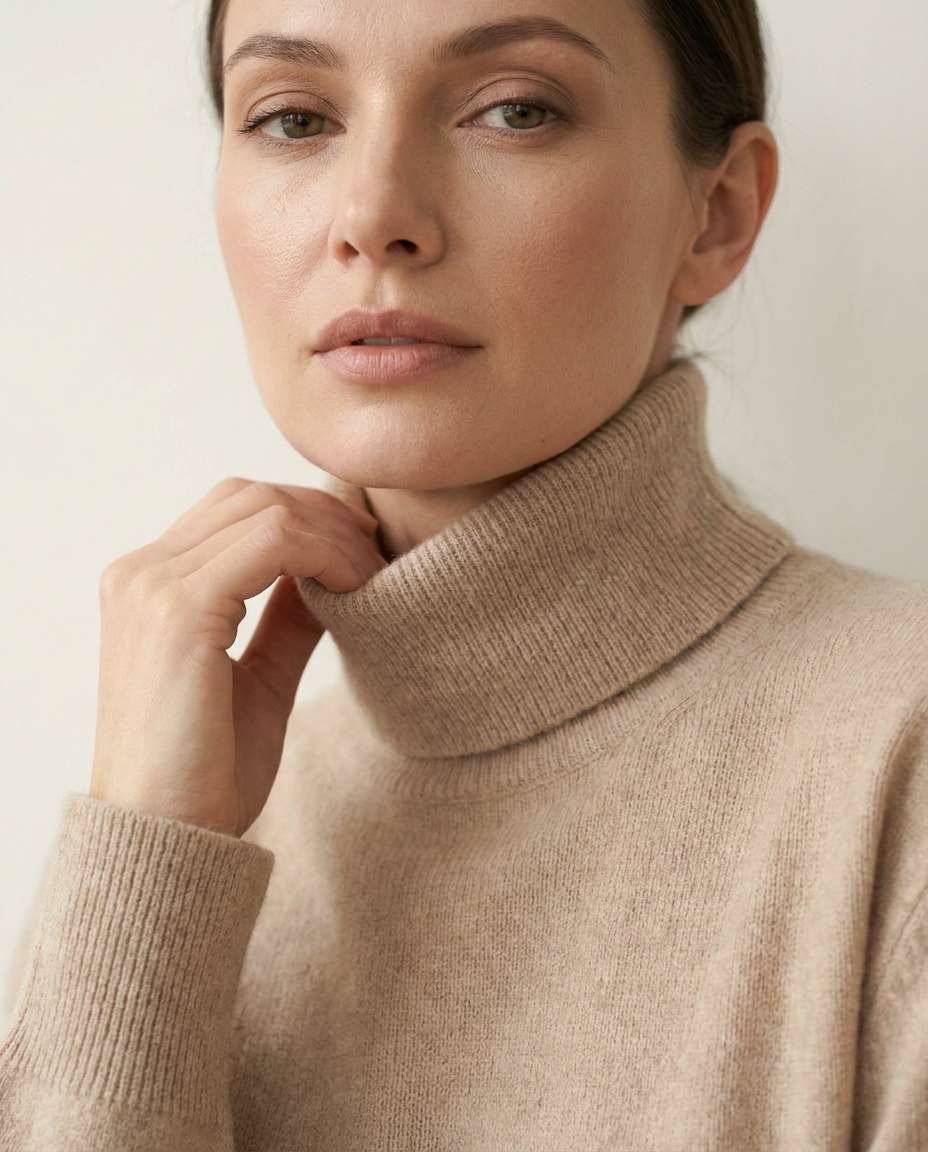 luxury cashmere closeup photo