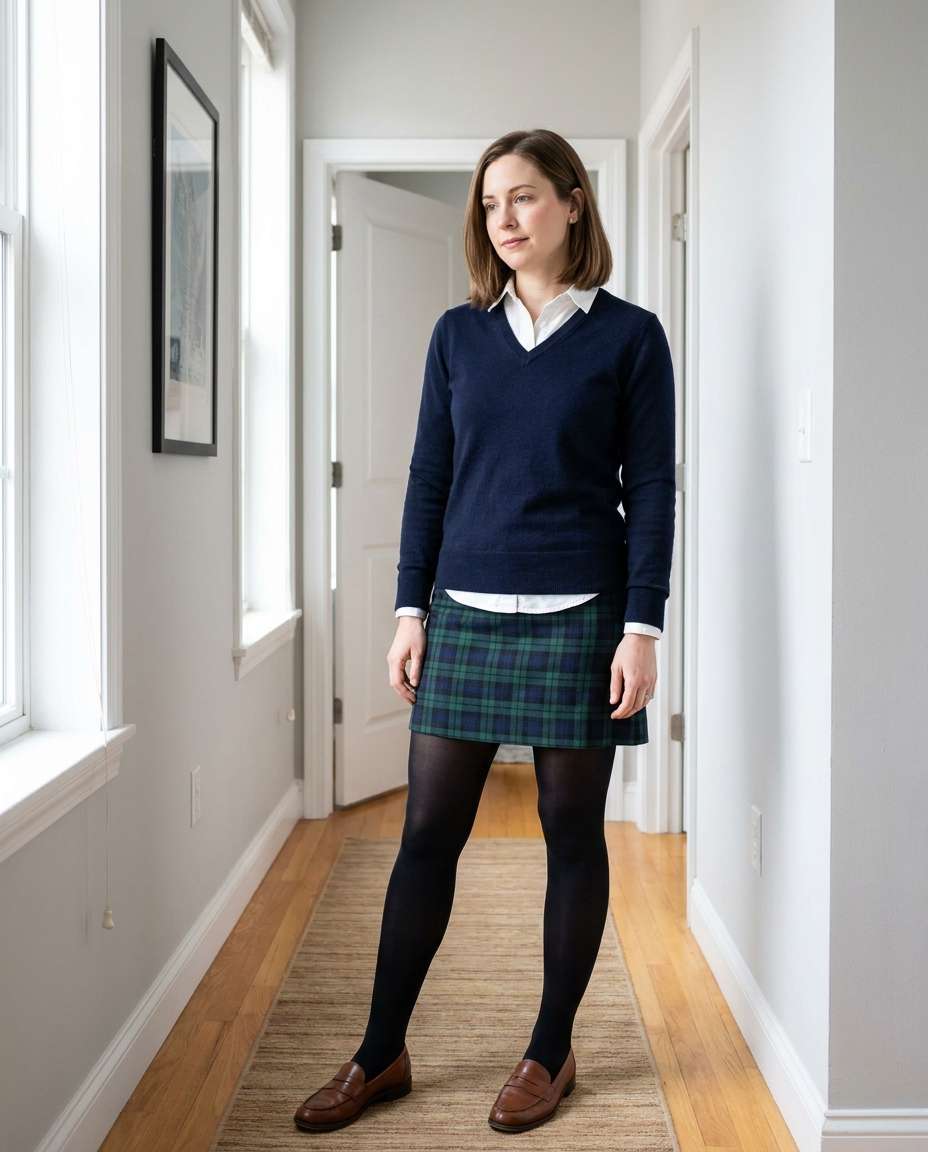 minimalist black crewneck photo