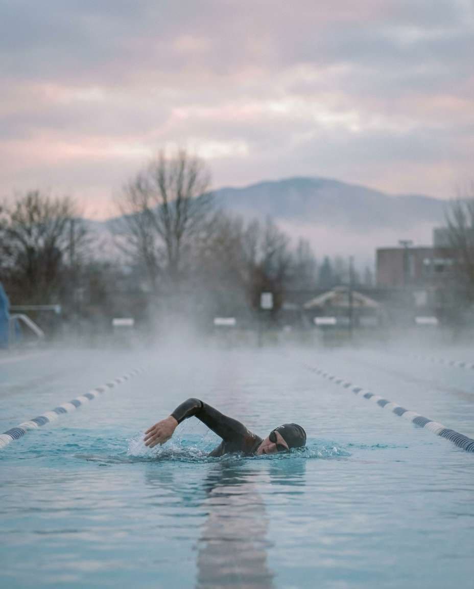 foggy morning laps photo