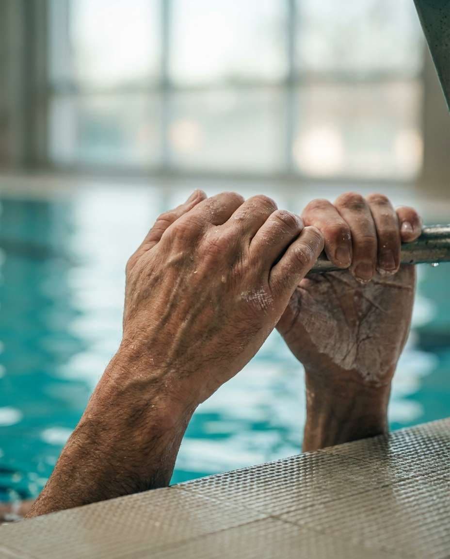 chalk hands closeup photo