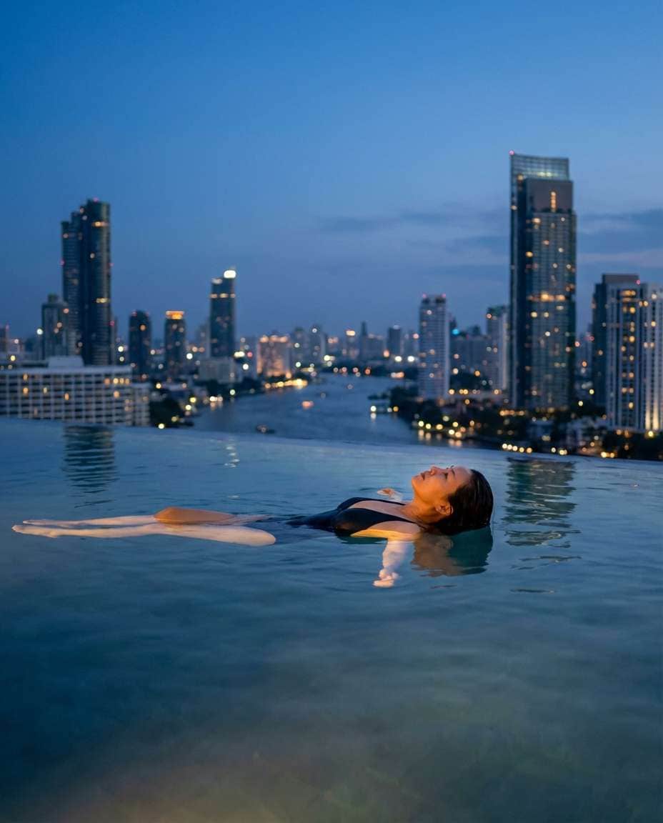 backstroke skyline photo