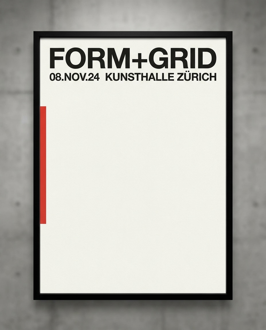 typographic minimal master photo