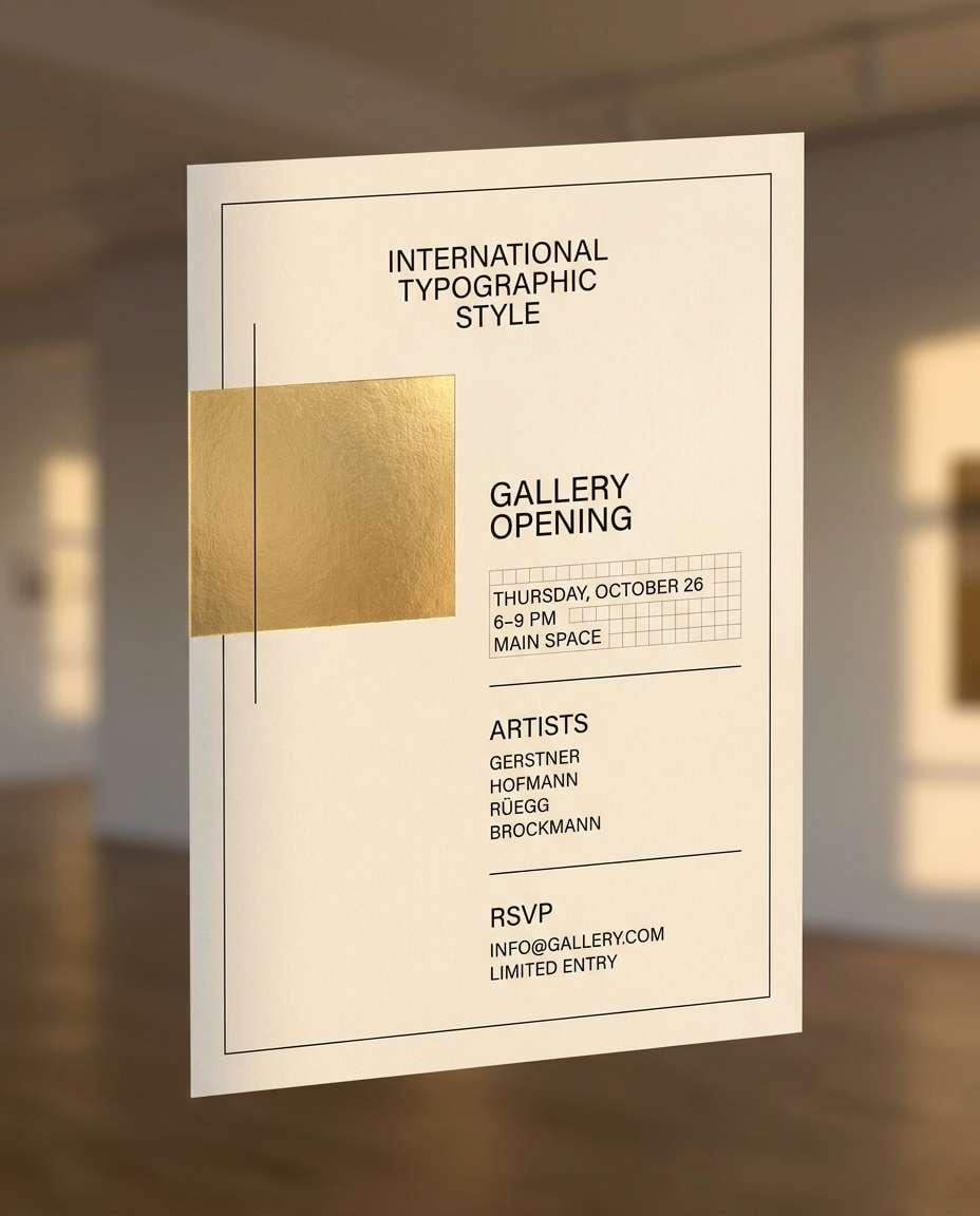 gallery opening invite photo