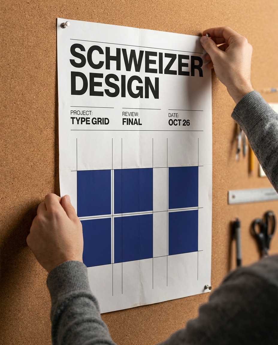 designer pinning photo