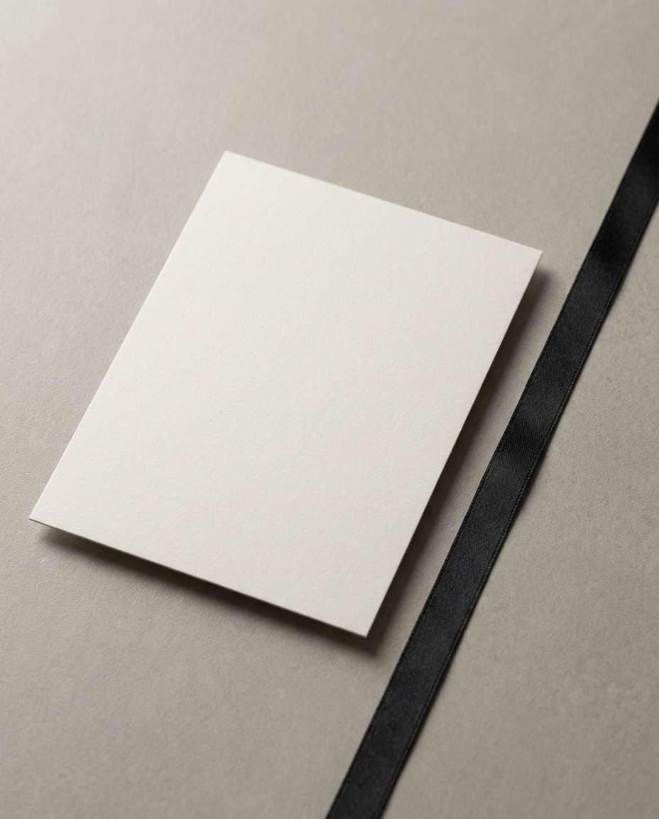 black ribbon tribute photo