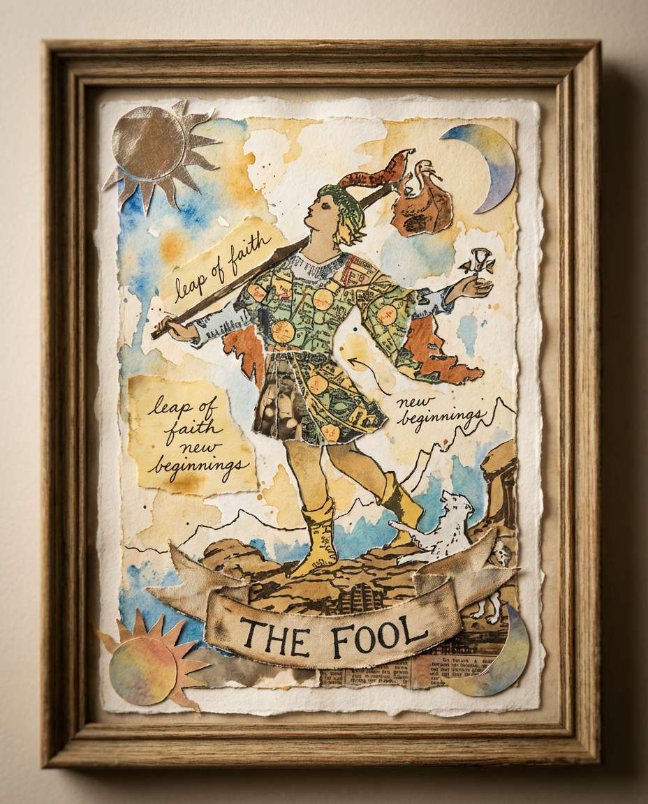 collage the fool photo