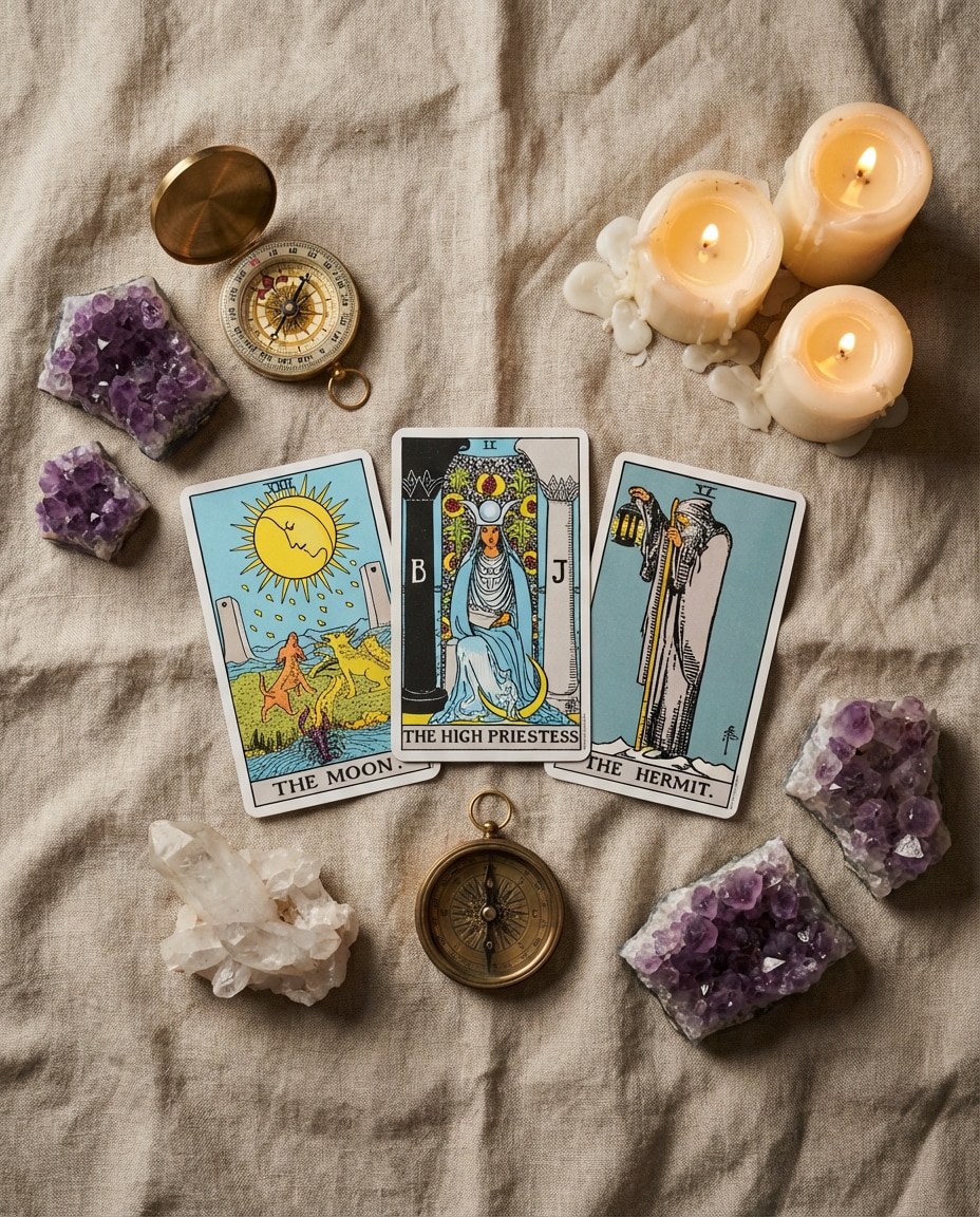 candlelit spread table photo