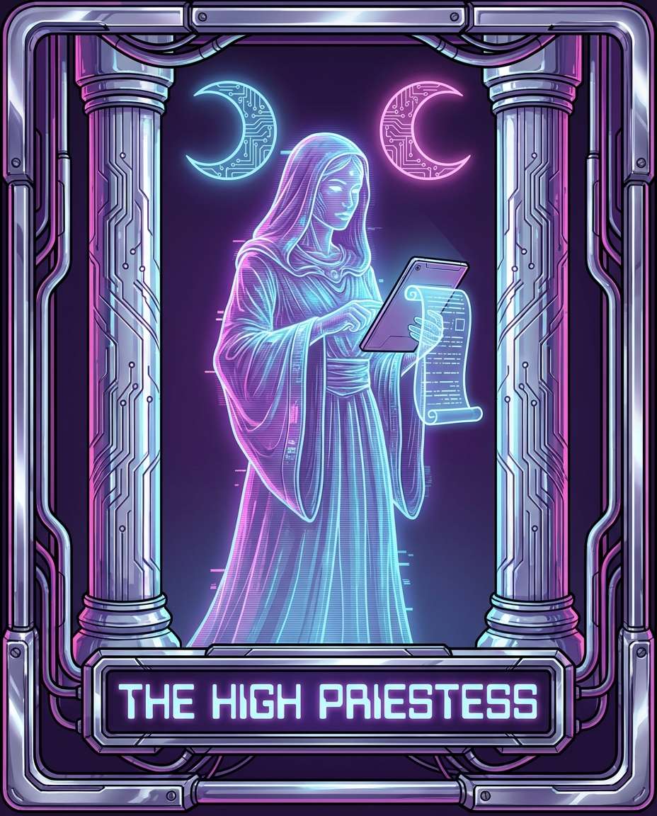 neon cyber oracle photo