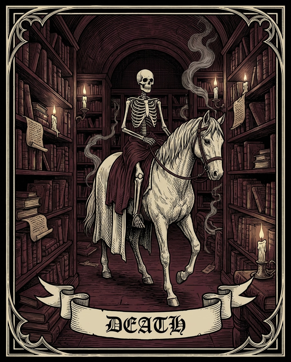 dark academia death photo