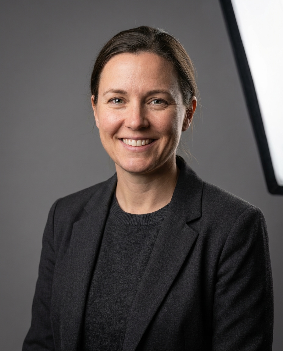 minimal studio headshot photo