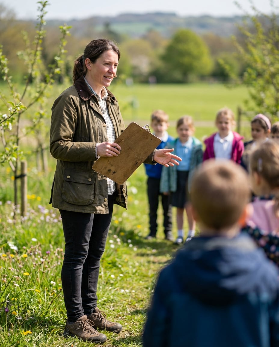 spring field trip leader photo