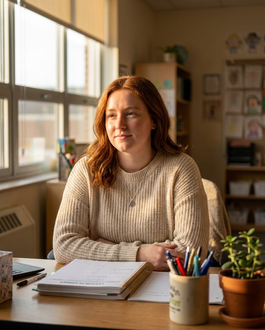 golden window portrait photo