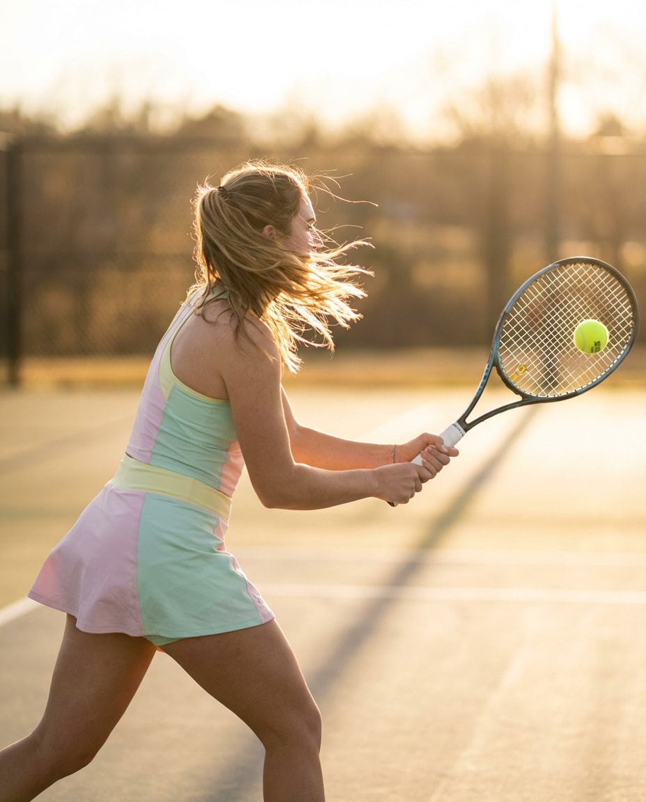 golden hour backhand photo
