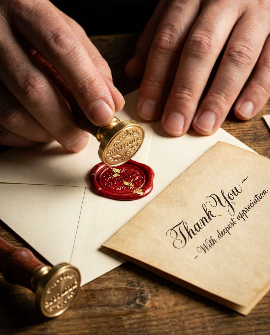 wax seal moment photo