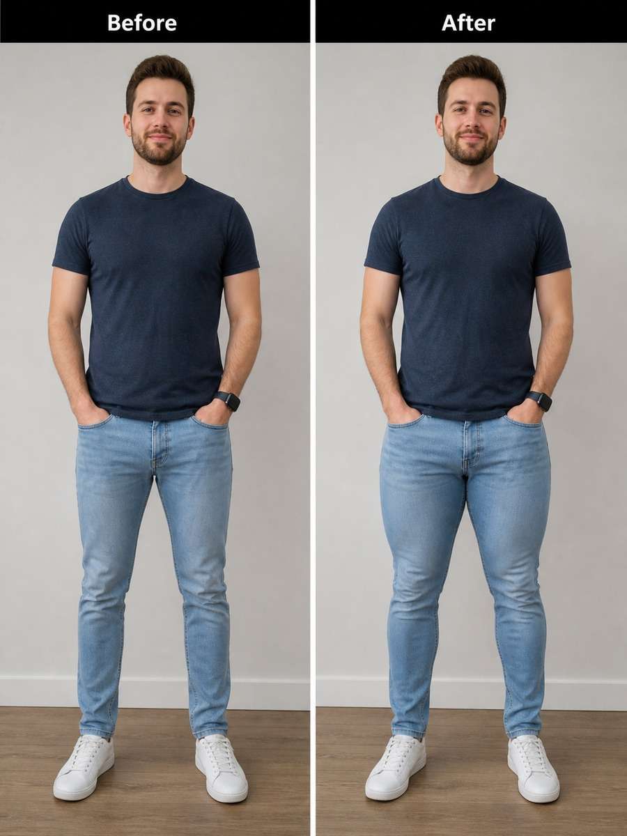 Natural Fuller Thighs Portrait Edit photo