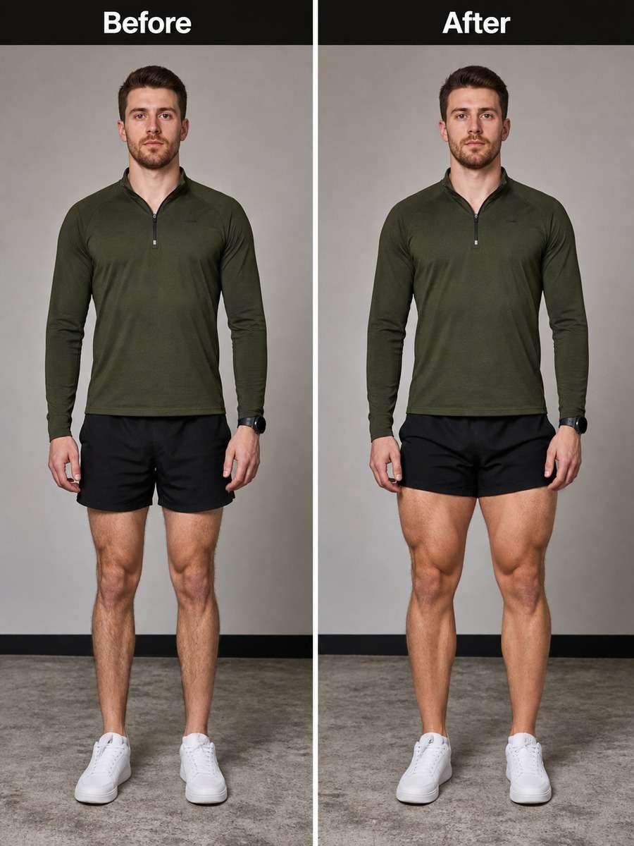 Runway-Inspired Curvy Leg Edit photo