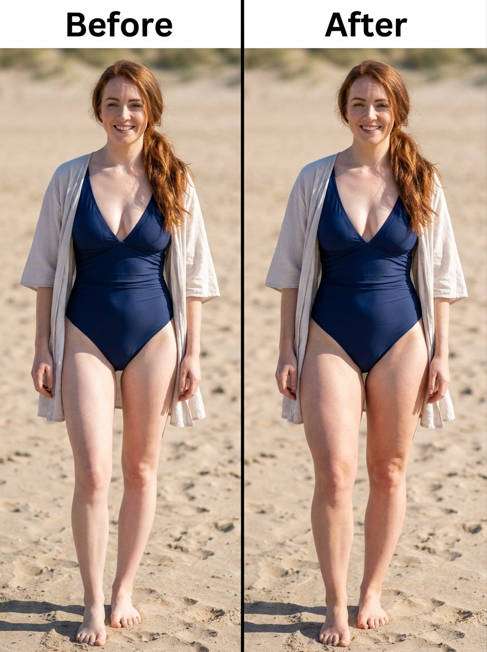Beachwear Proportion Edit photo
