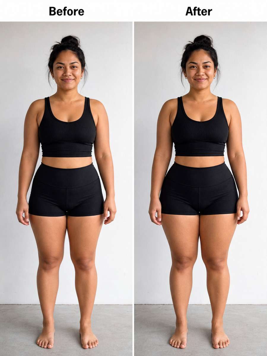 Minimalist Portrait Lower-Body Edit photo