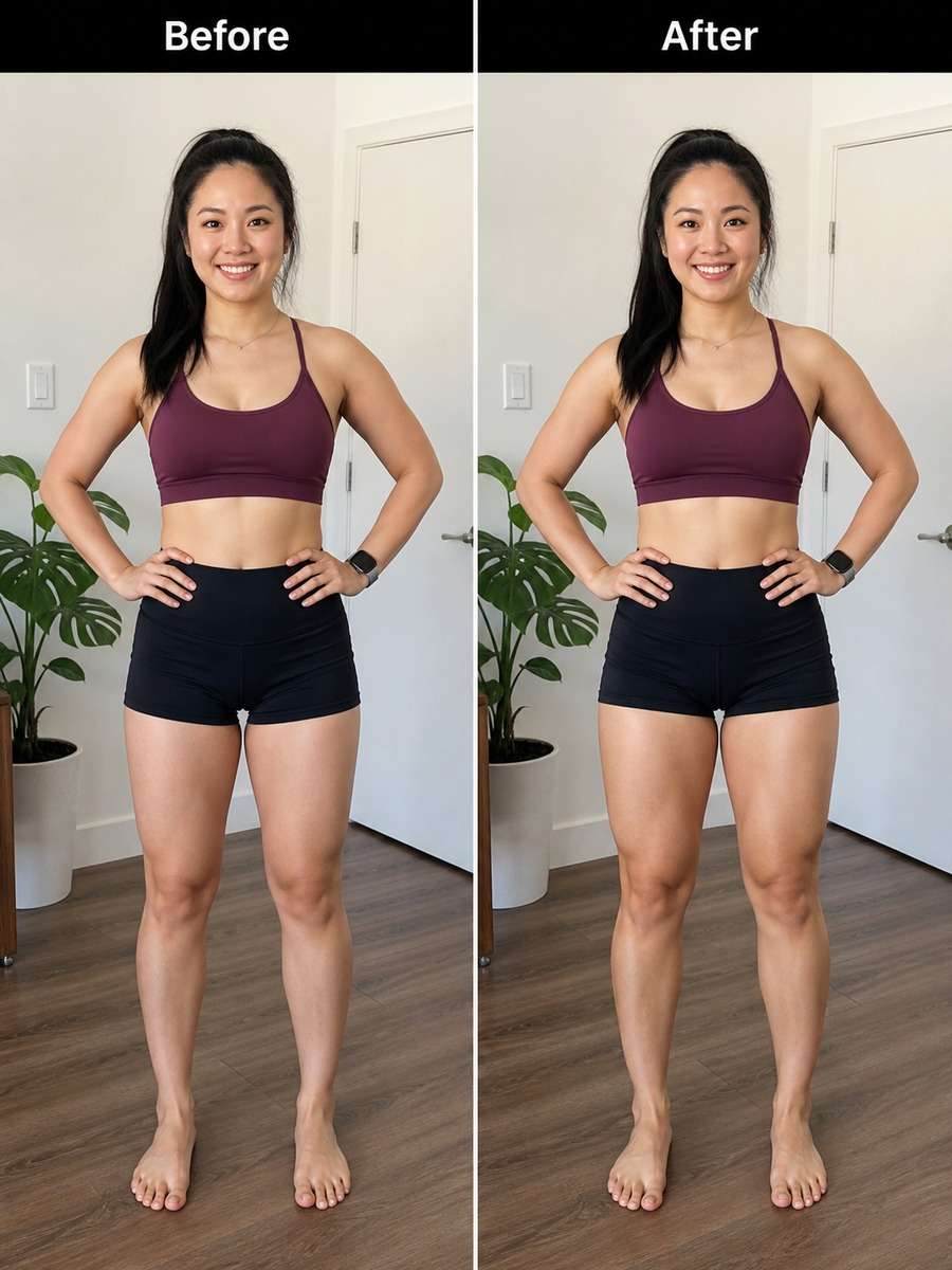 Fitness Influencer Leg Edit photo
