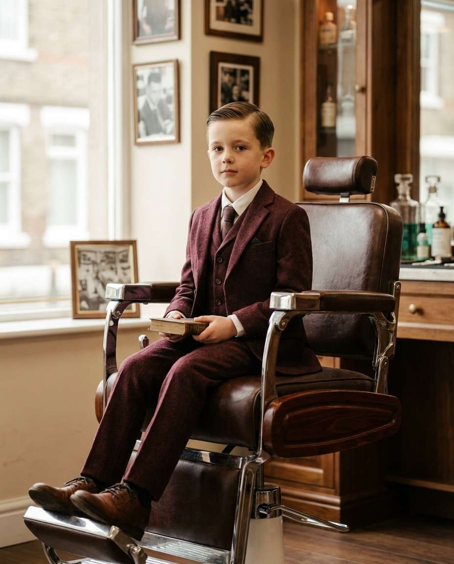 vintage barbershop chair photo