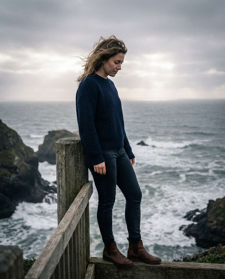 coastal cliff view photo