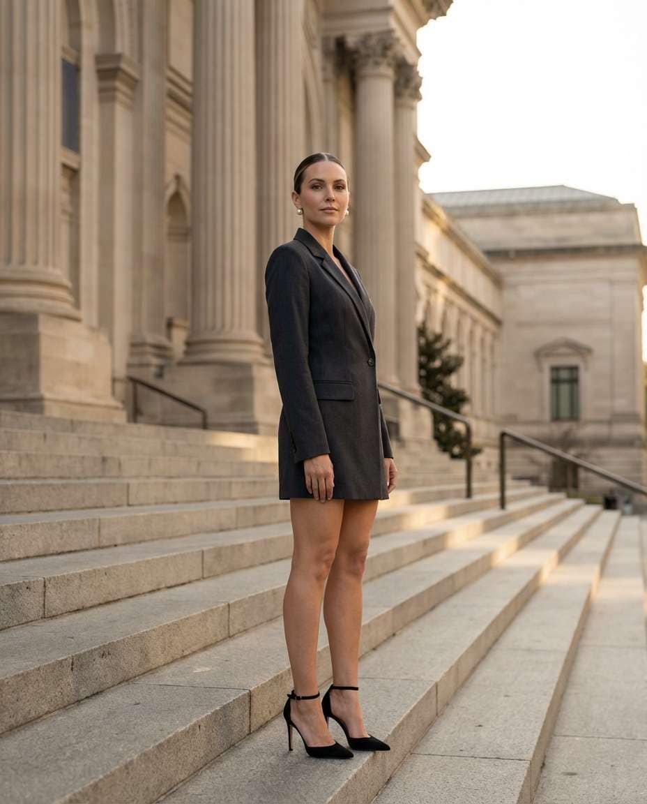 museum steps elegance photo