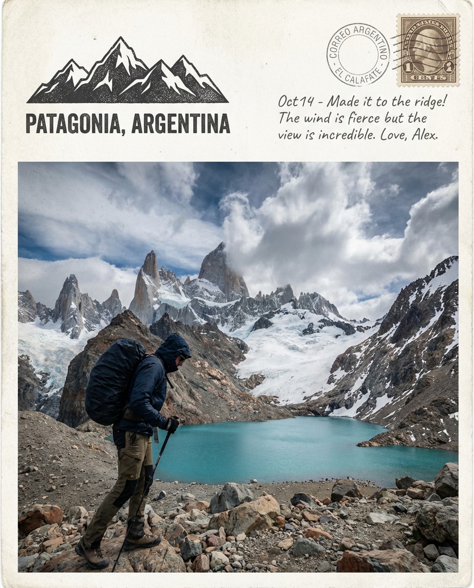 patagonia ridge hike photo