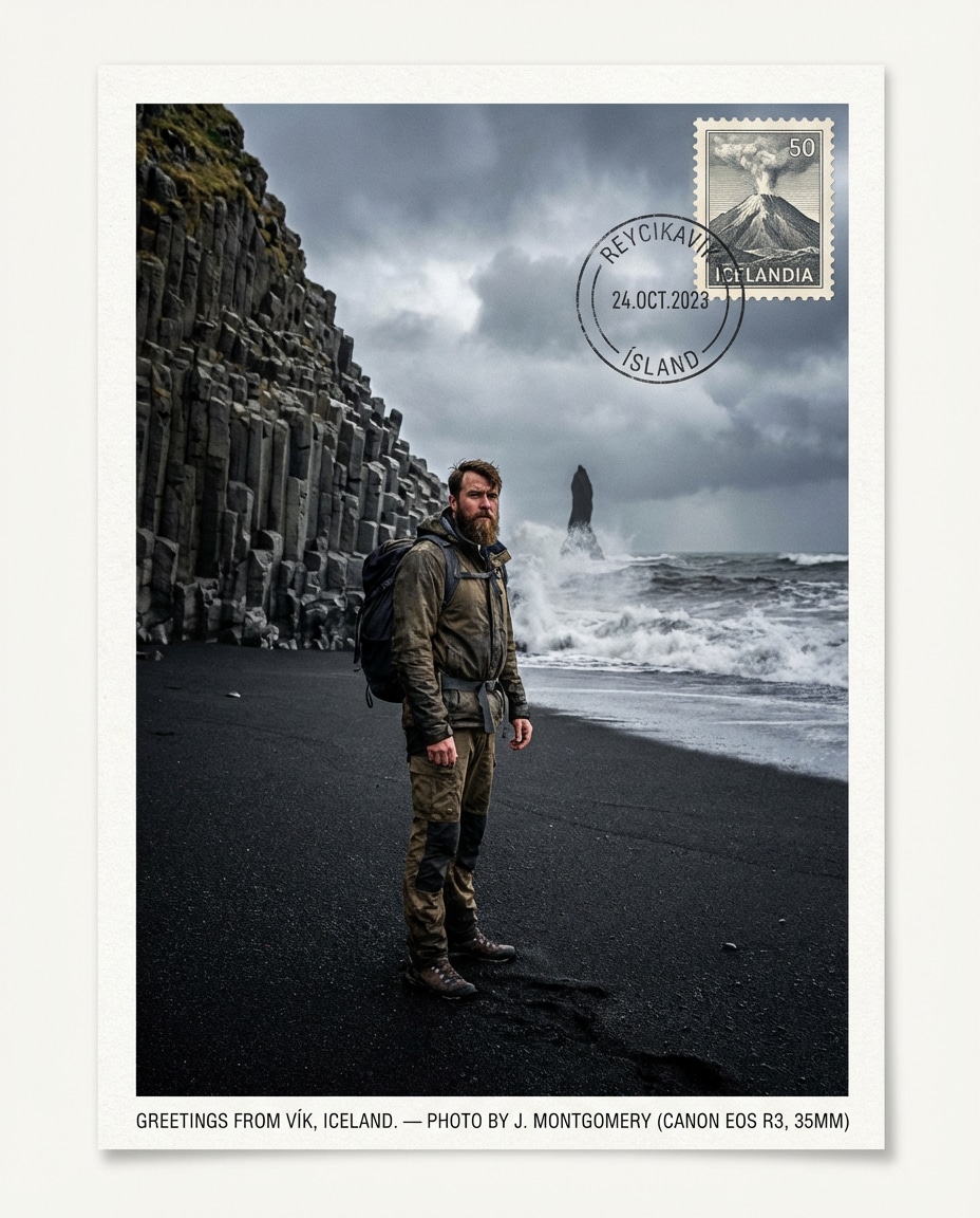 iceland black sand photo