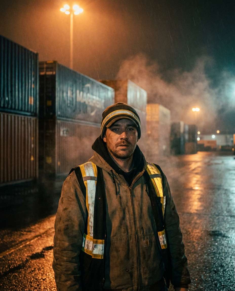 warehouse night shift photo