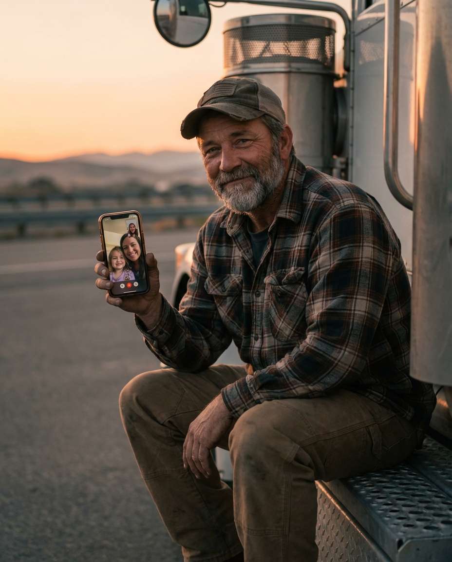 family call moment photo