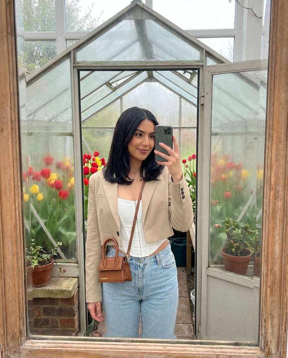 mirror selfie ootd photo