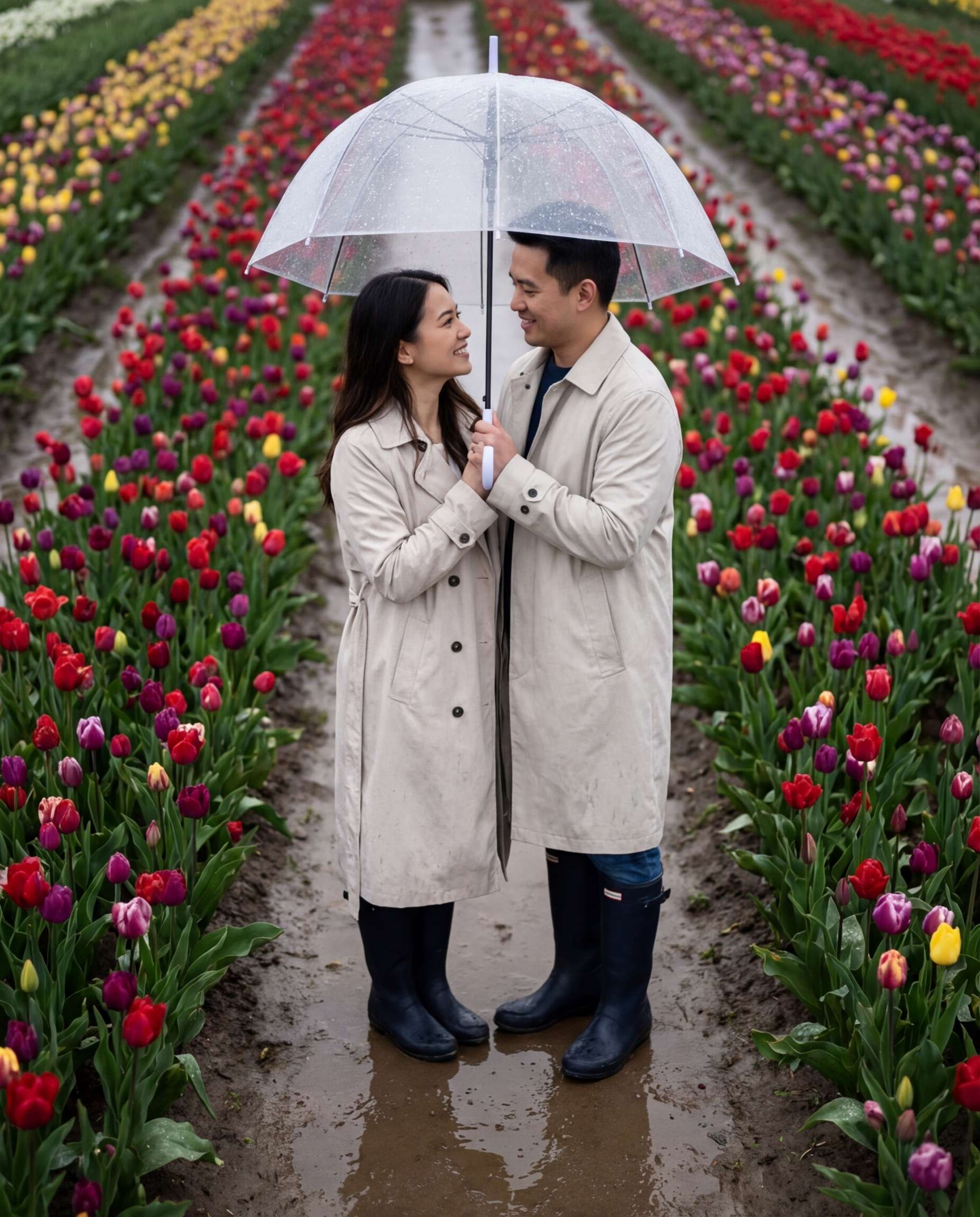 rainy day romance photo