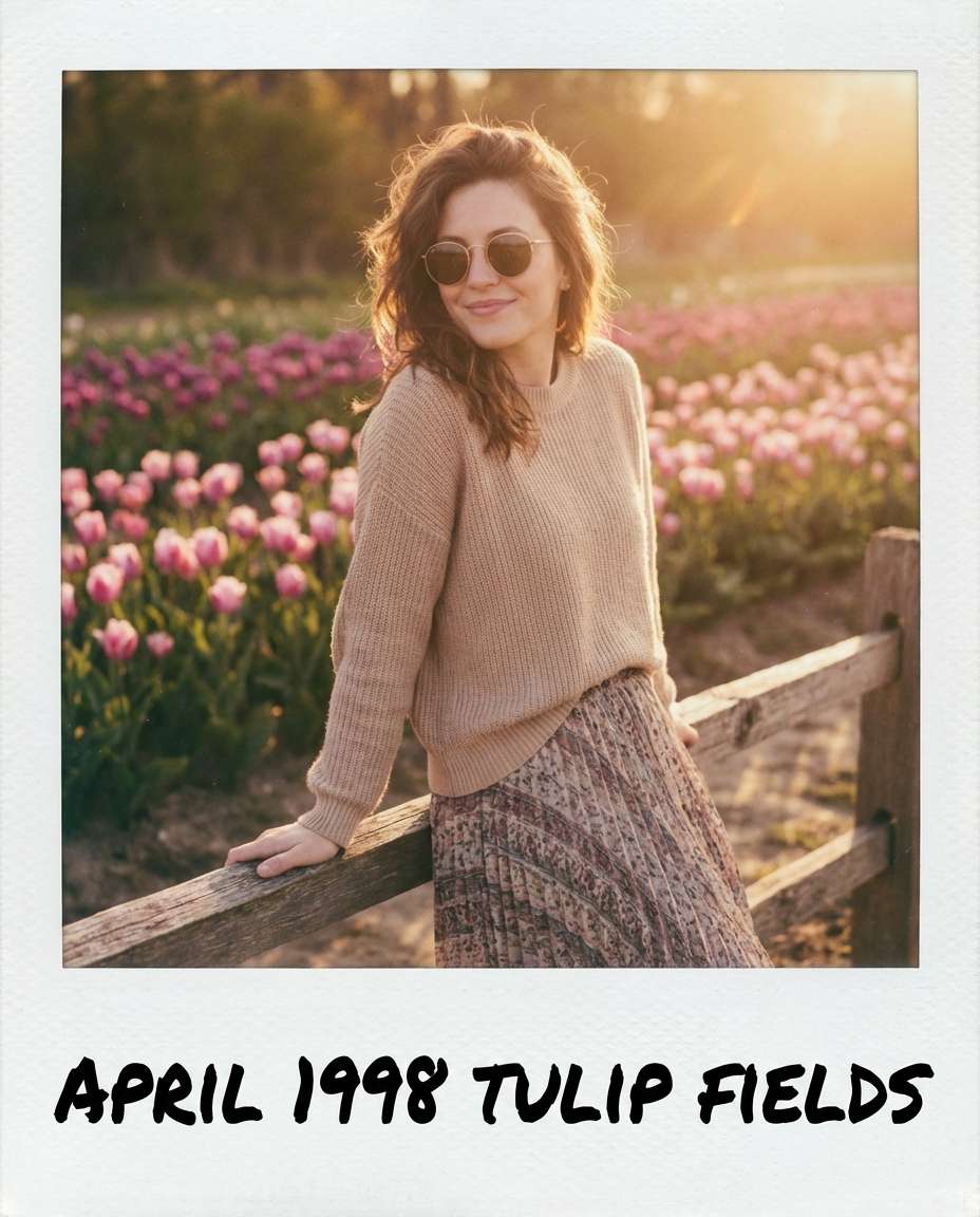 polaroid vintage look photo