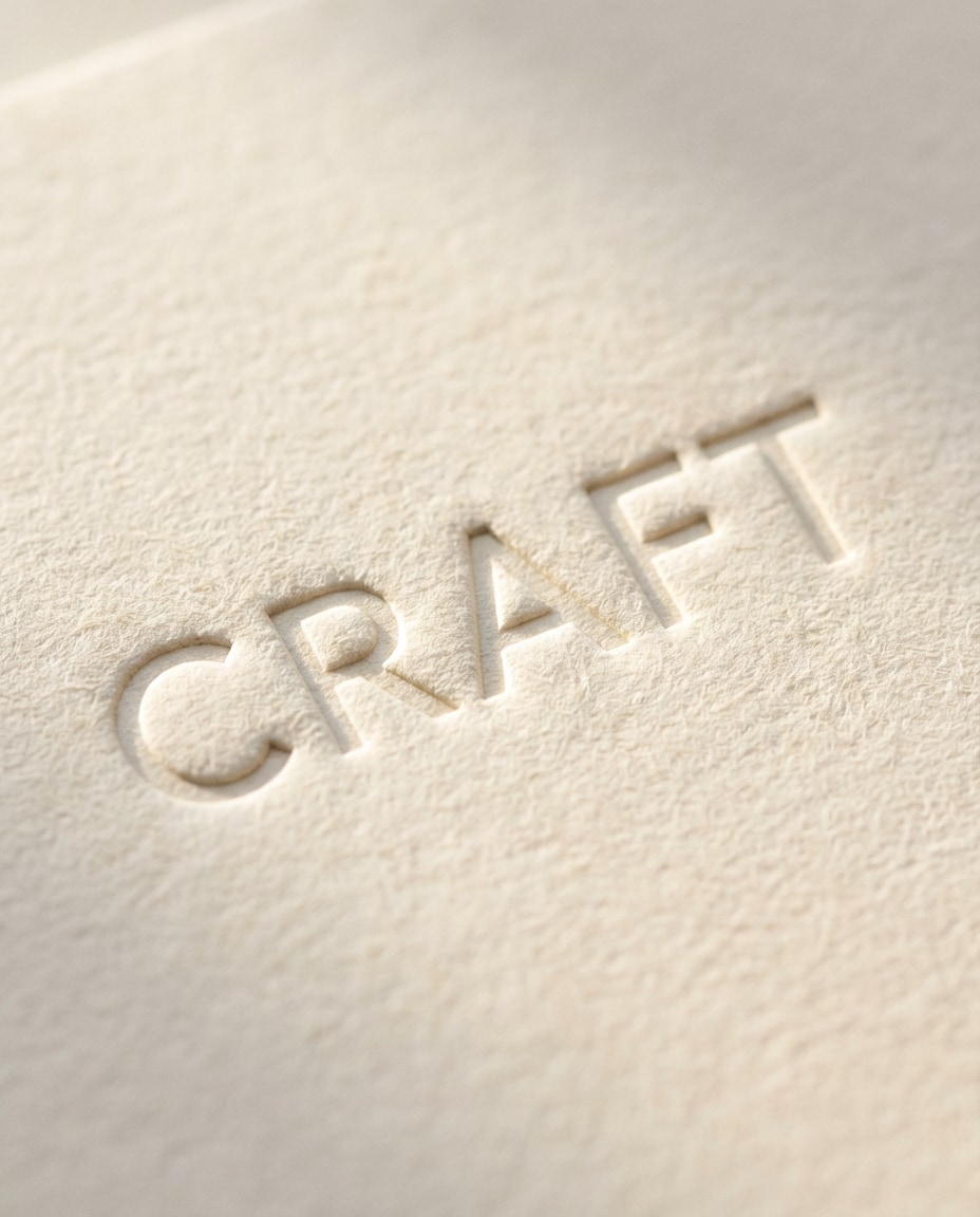 letterpress deboss photo