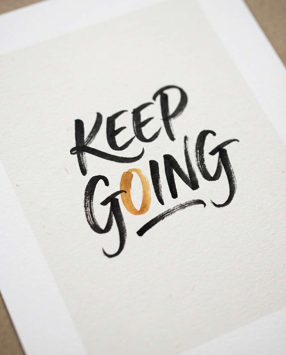 brush quote card photo