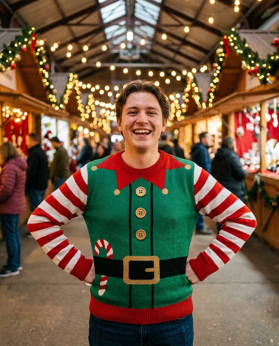 oversized elf illusion photo