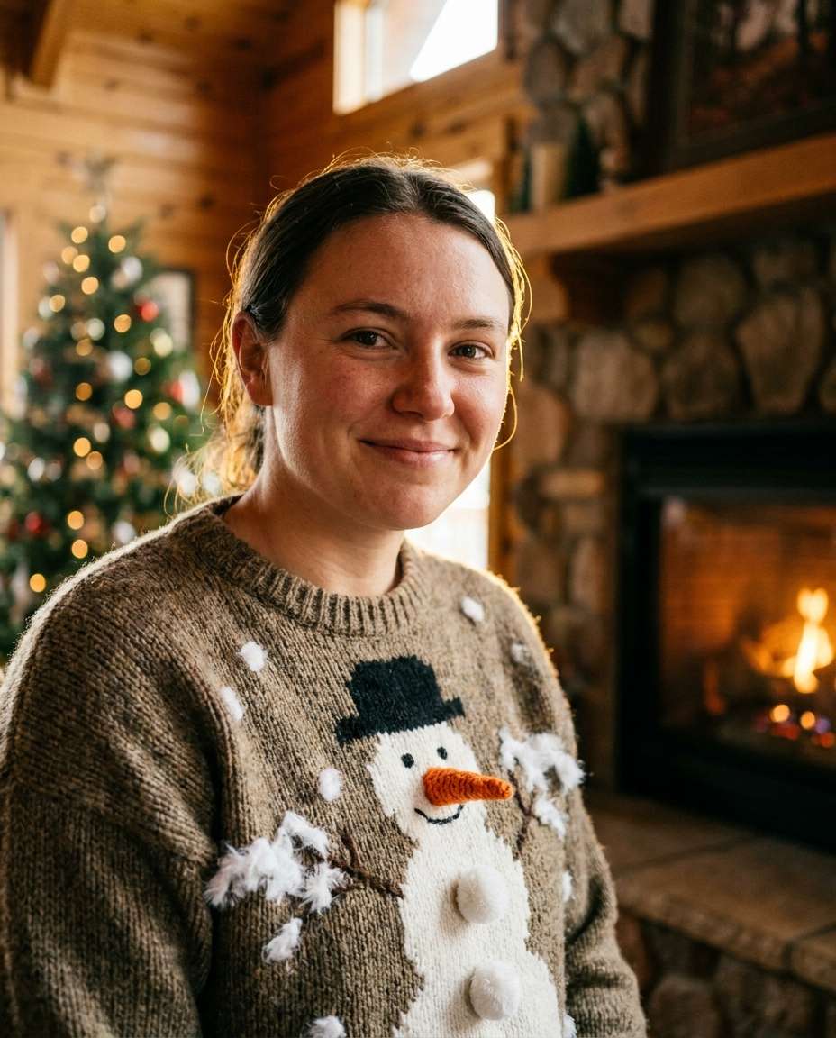 snowman 3d pom poms photo