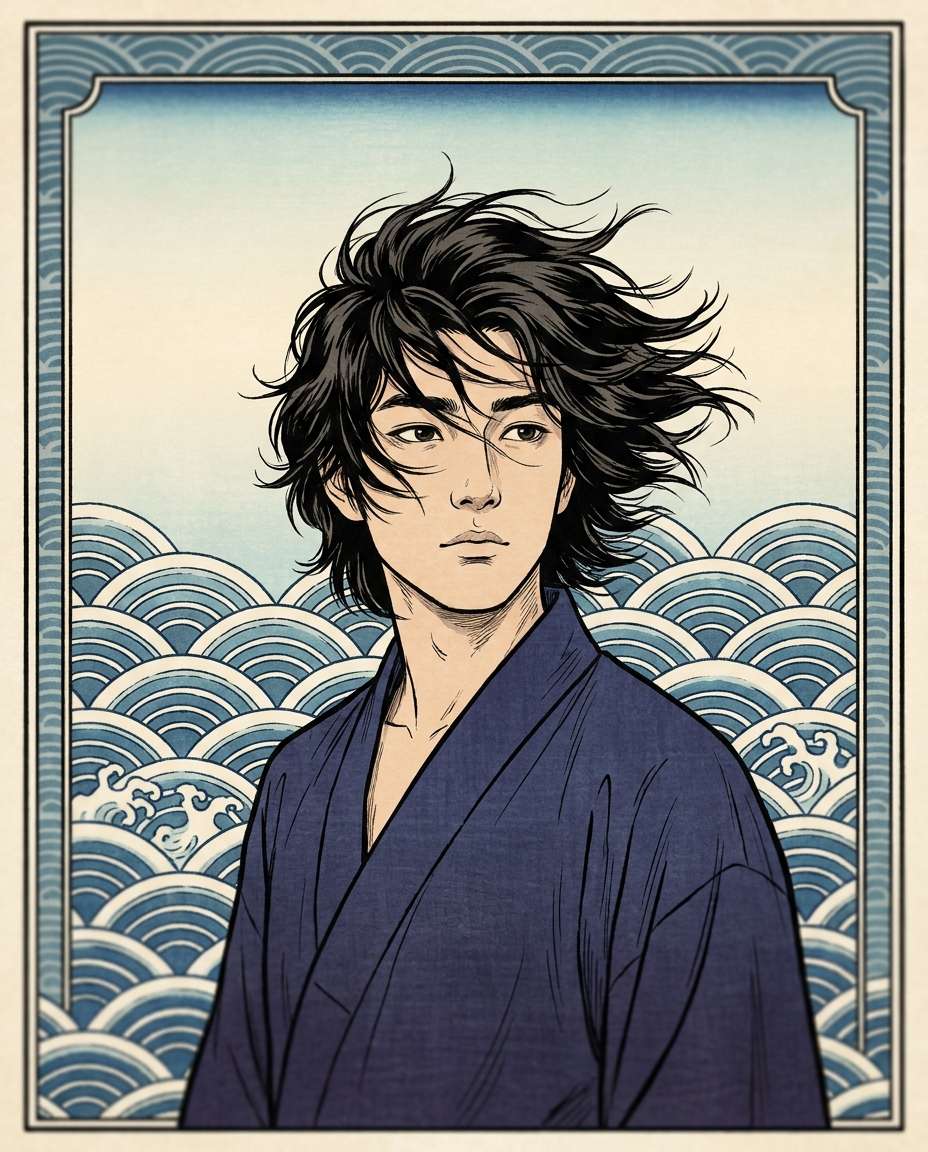 seaside wind look photo