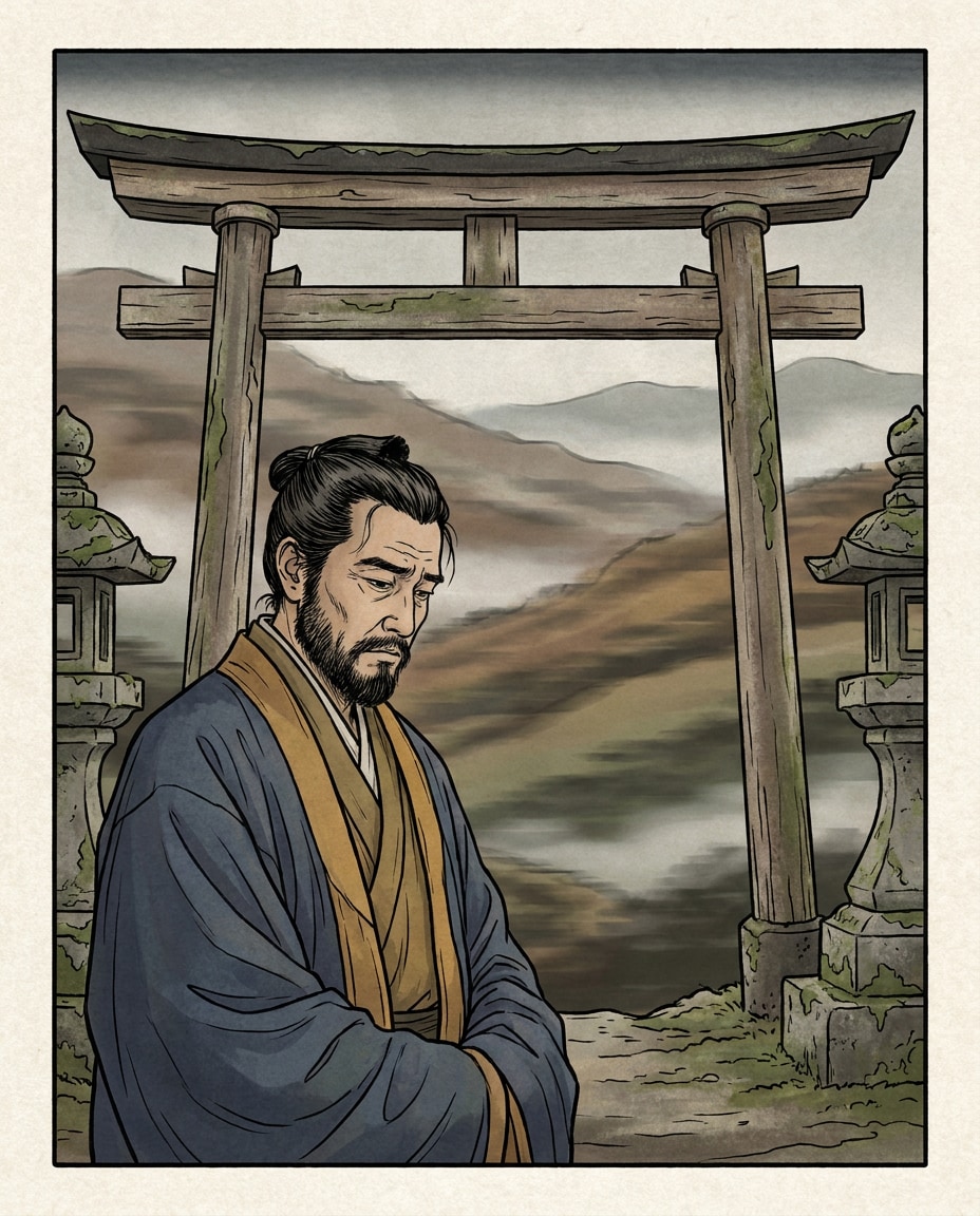 mountain shrine serenity photo