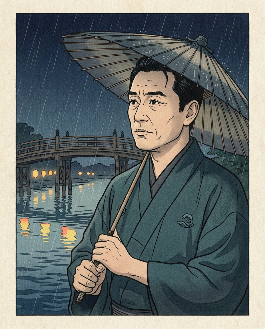 rain umbrella poise photo