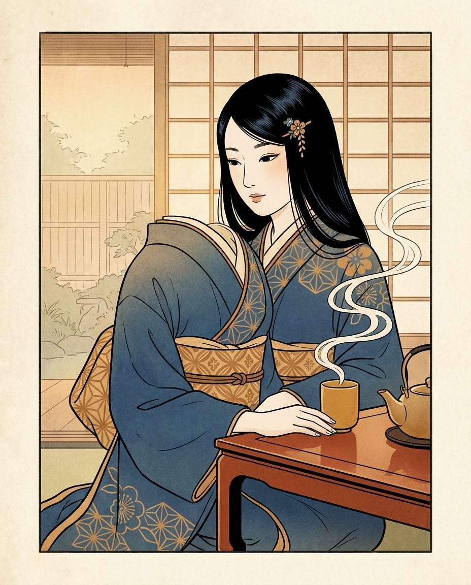 tea house elegance photo