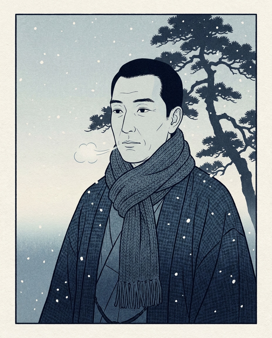 snowfall stillness photo