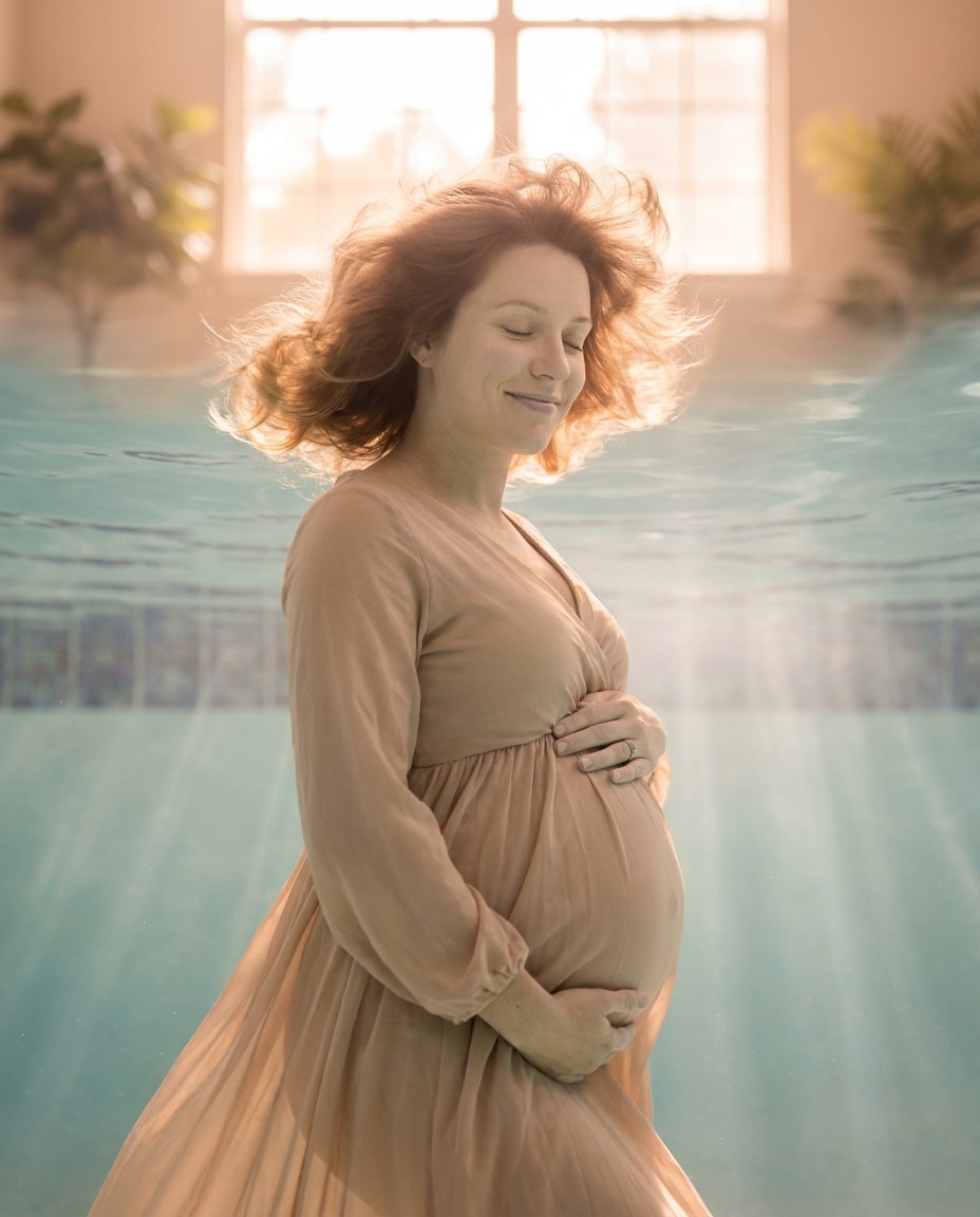 maternity weightless calm photo